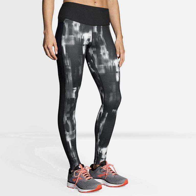 Brooks Greenlight - Leggings Mujer - Gris (BPJU-28756)